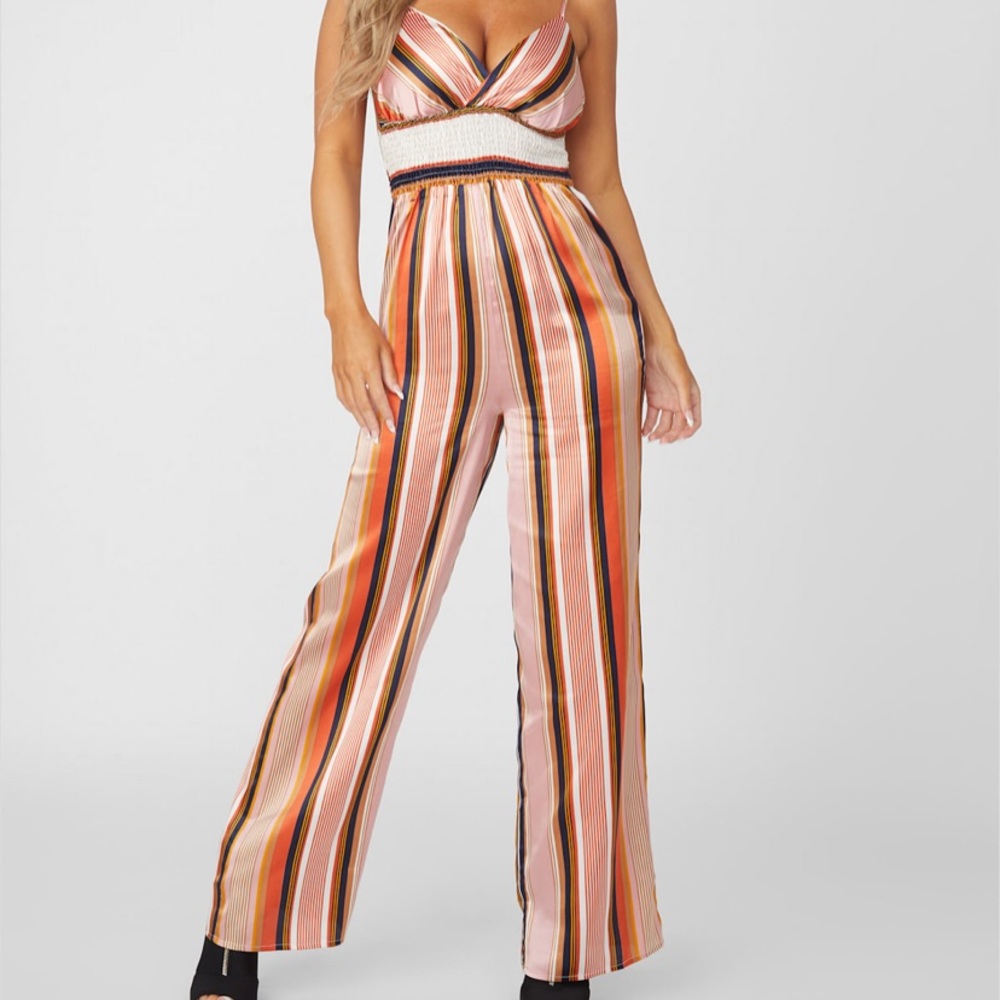 Maple Striped Jumpsuit | GUESS